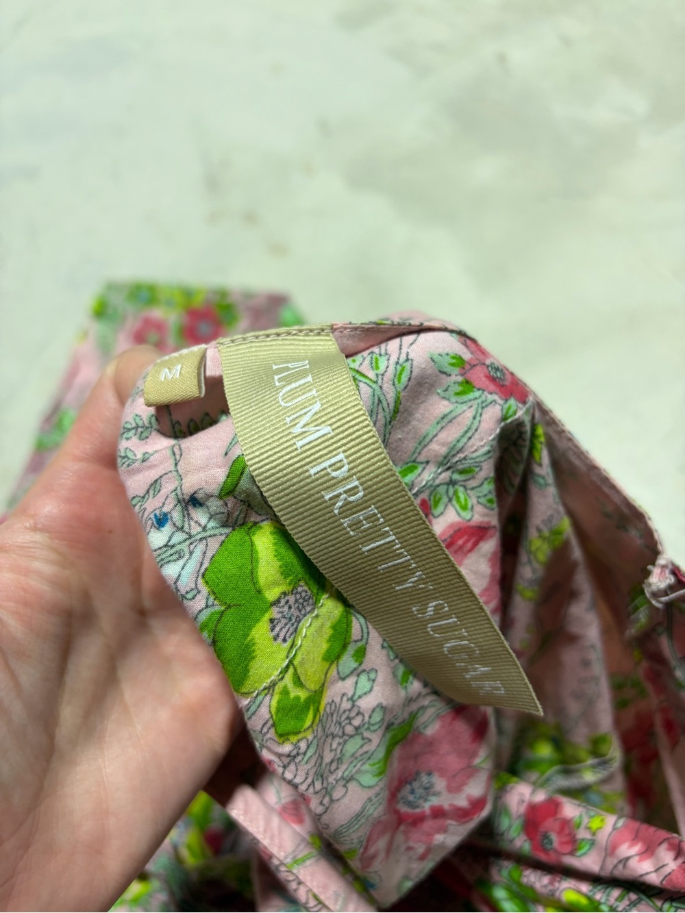Anthropologie Plum pretty sugar Pink Floral tone medium - Picture 4 of 10